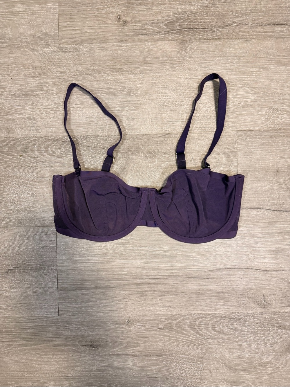 CUUP Plum Balconette Underwire Bra